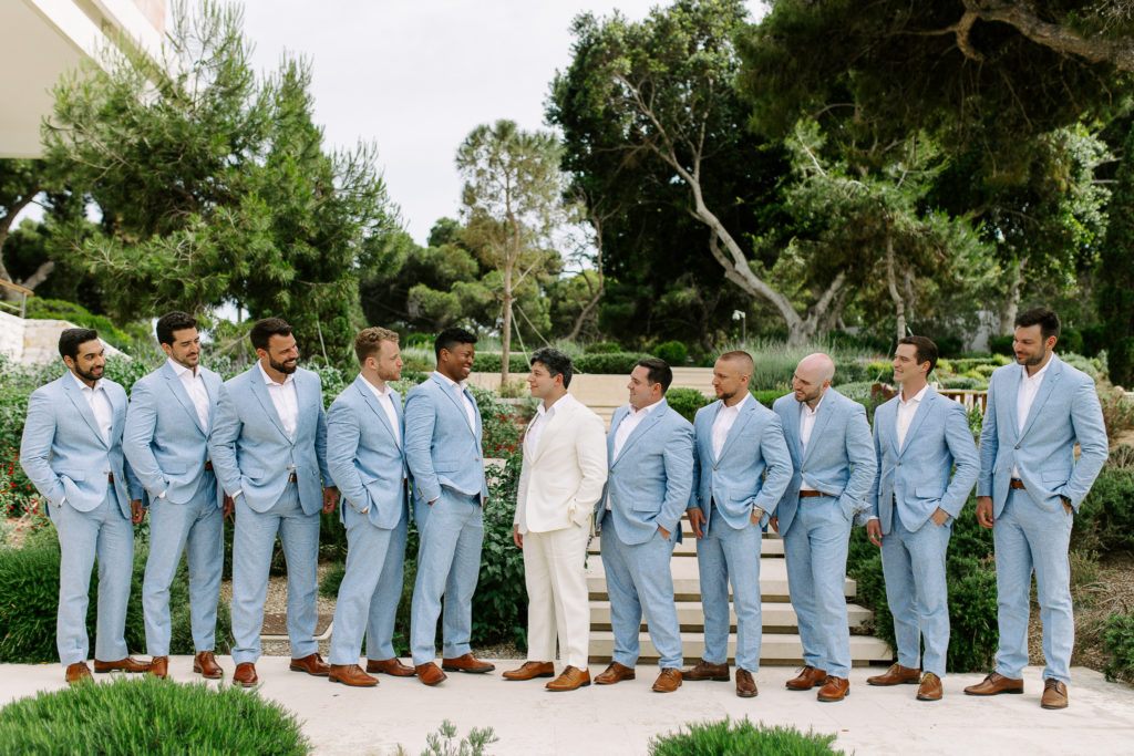 Elegant romantic wedding in Athens - Groomsmen