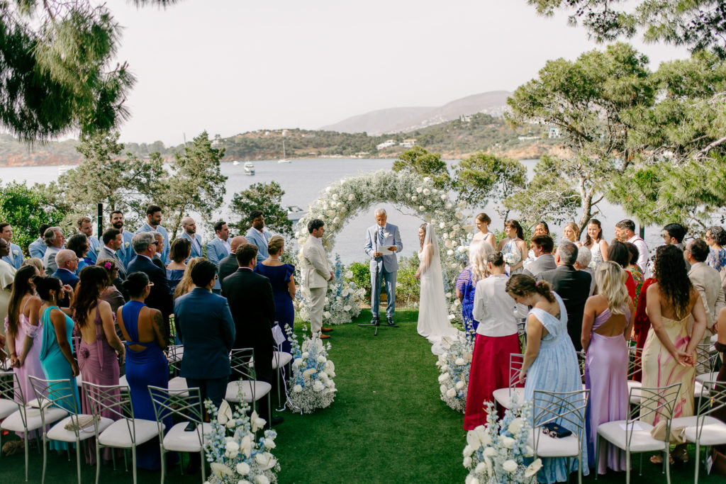 Elegant romantic wedding in Athens - Ceremony
