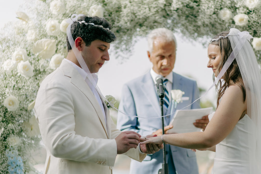 Elegant romantic wedding in Athens - Ceremony