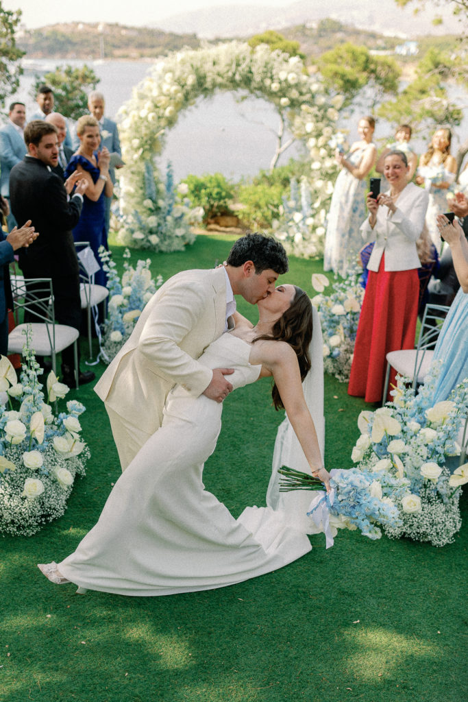 Elegant romantic wedding in Athens - Ceremony