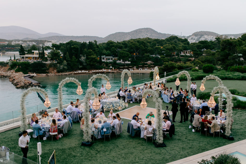 Elegant romantic wedding in Athens - Dinner