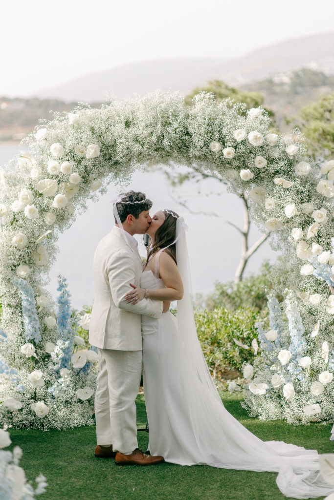 Elegant romantic wedding in Athens - Ceremony