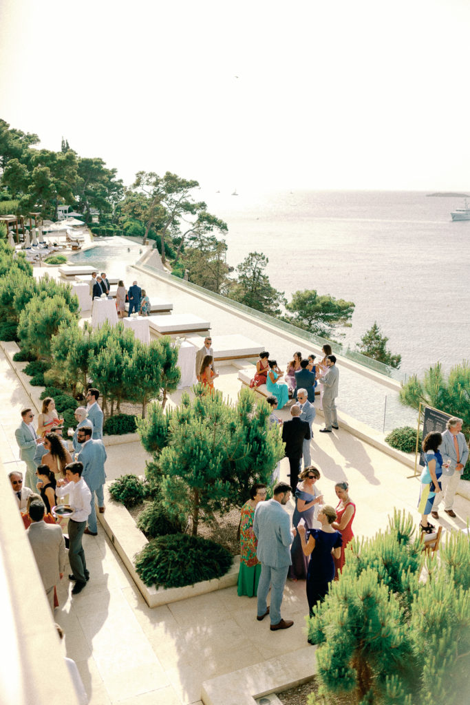 Elegant romantic wedding in Athens – Welcome drinks